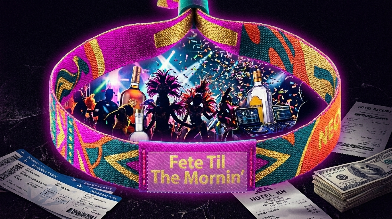 Caribbean Carnival wristband
