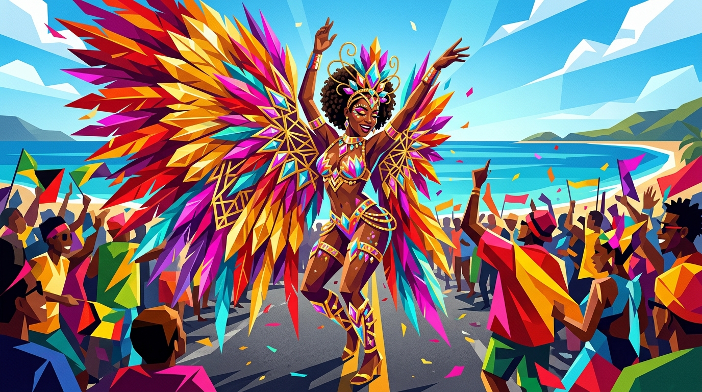 Tobago Carnival 2026 - Frontline Pretty Mas on the Road