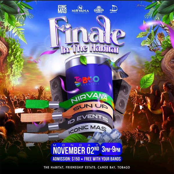 FINALE — Tobago Carnival 2026 event flyer.